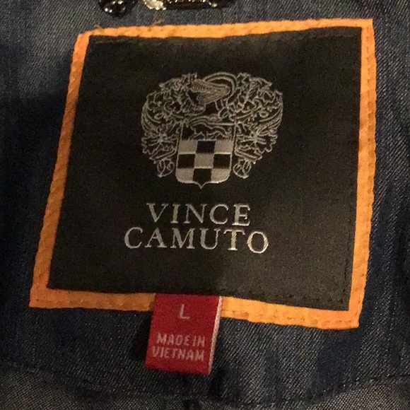 Vince Camuto soft denim trench coat - Picture 8 of 10